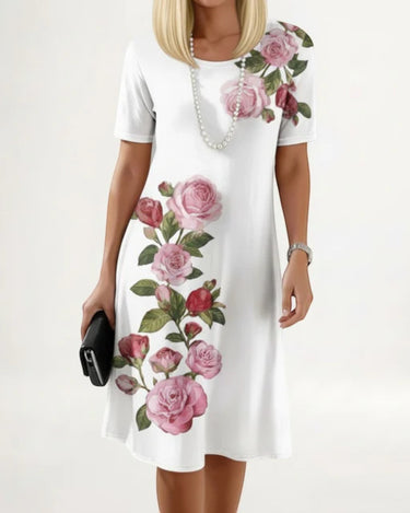 Women's Summer Dress | A-Line Silhouette, Comfortable Floral Print