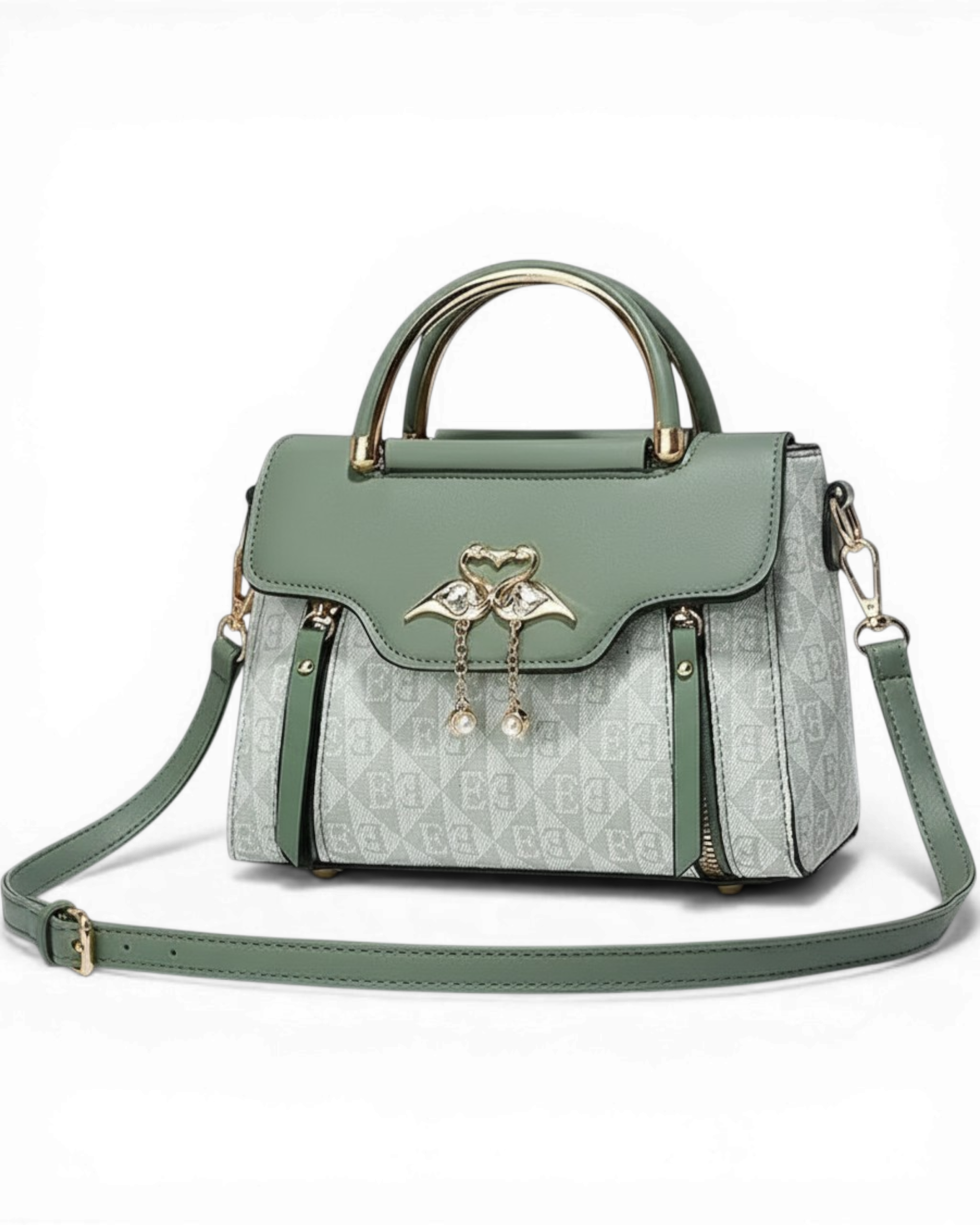 Women's Handbag Embossed PU Leather Casual Crossbody Bag