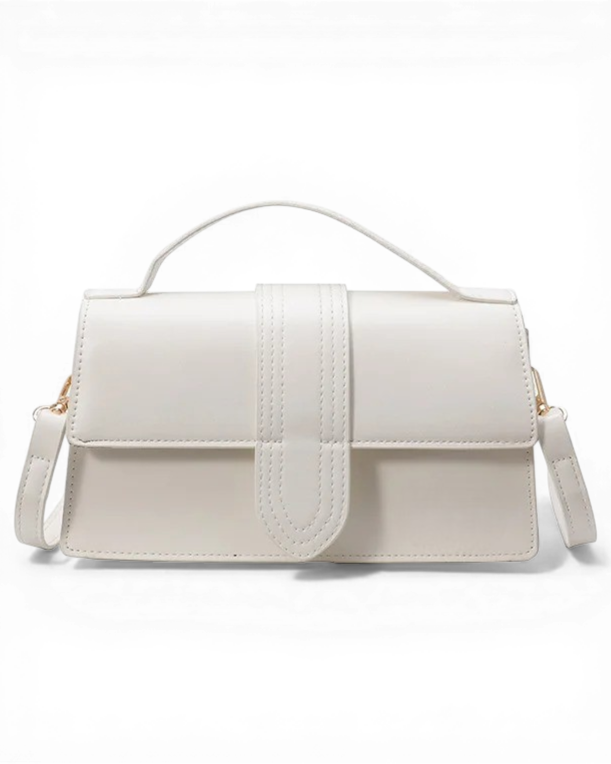Women's Small Square Shoulder Bag Elegant PU Leather Crossbody Purse Top Handle Handbag
